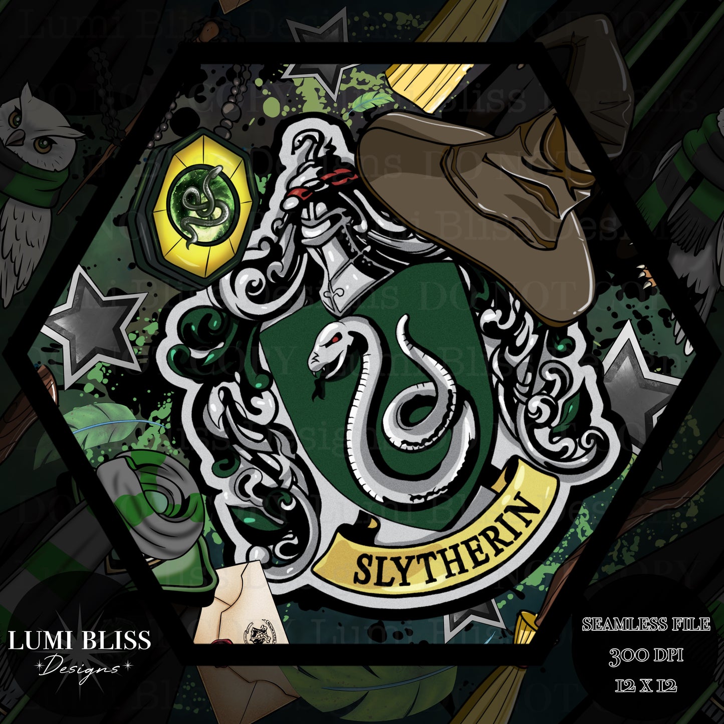 HP - Green Seamless