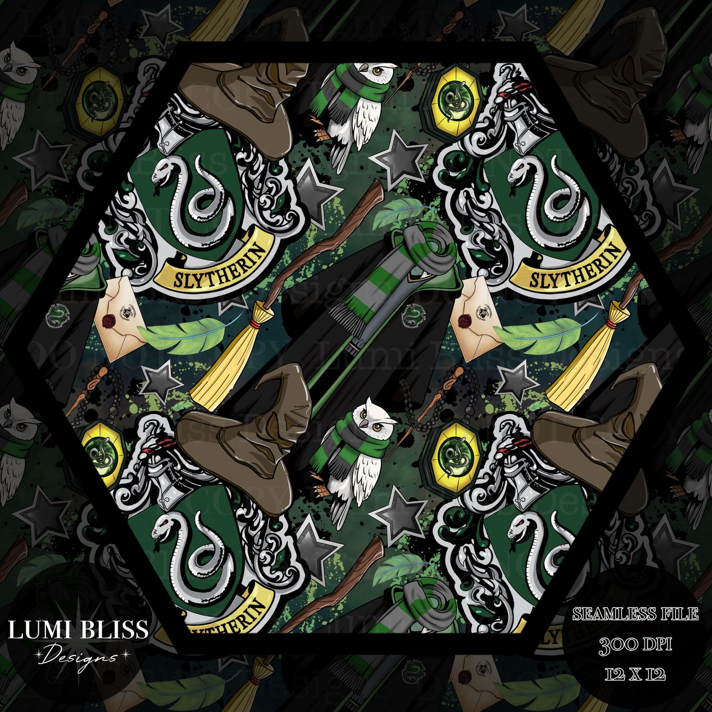HP - Green Seamless