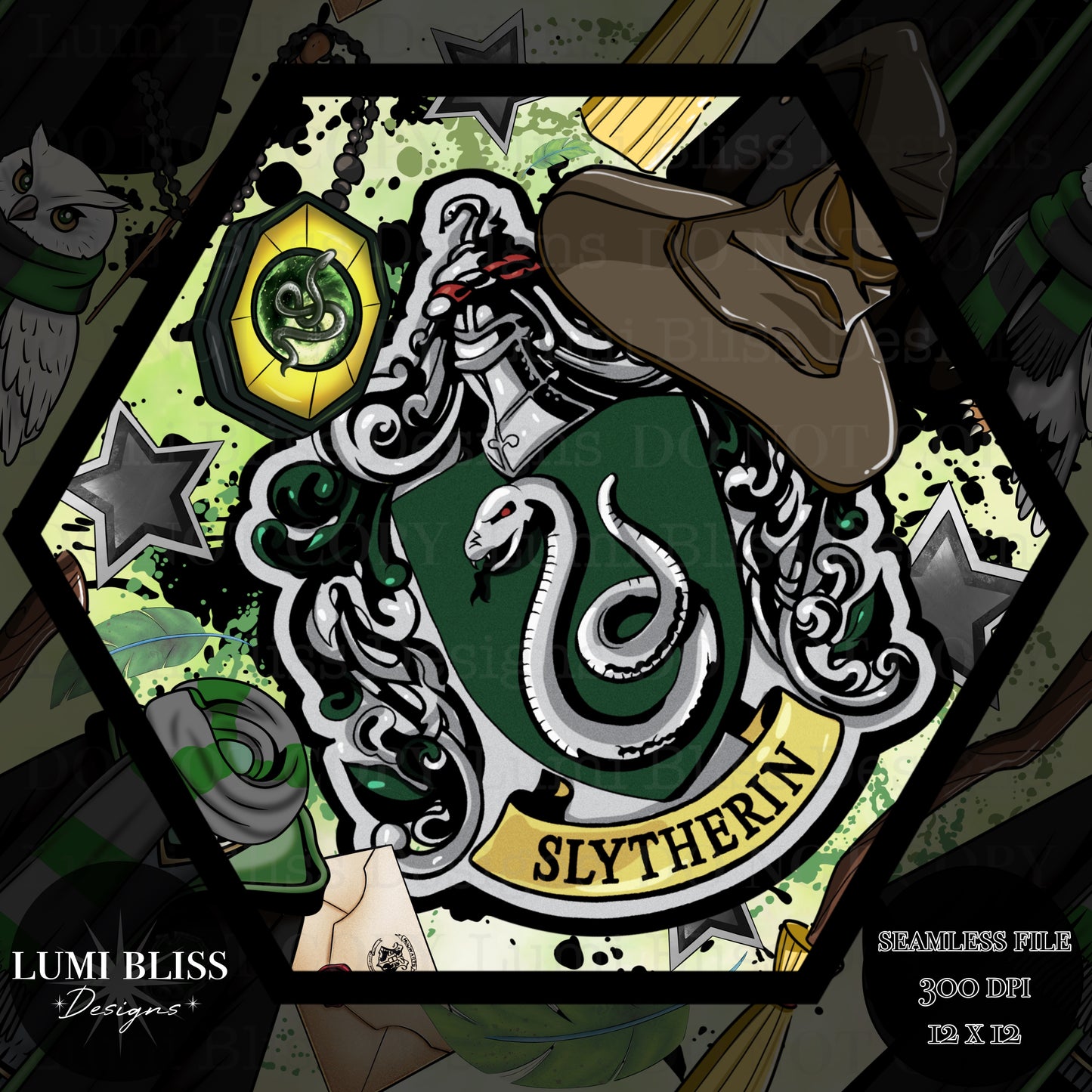 HP - Green Seamless