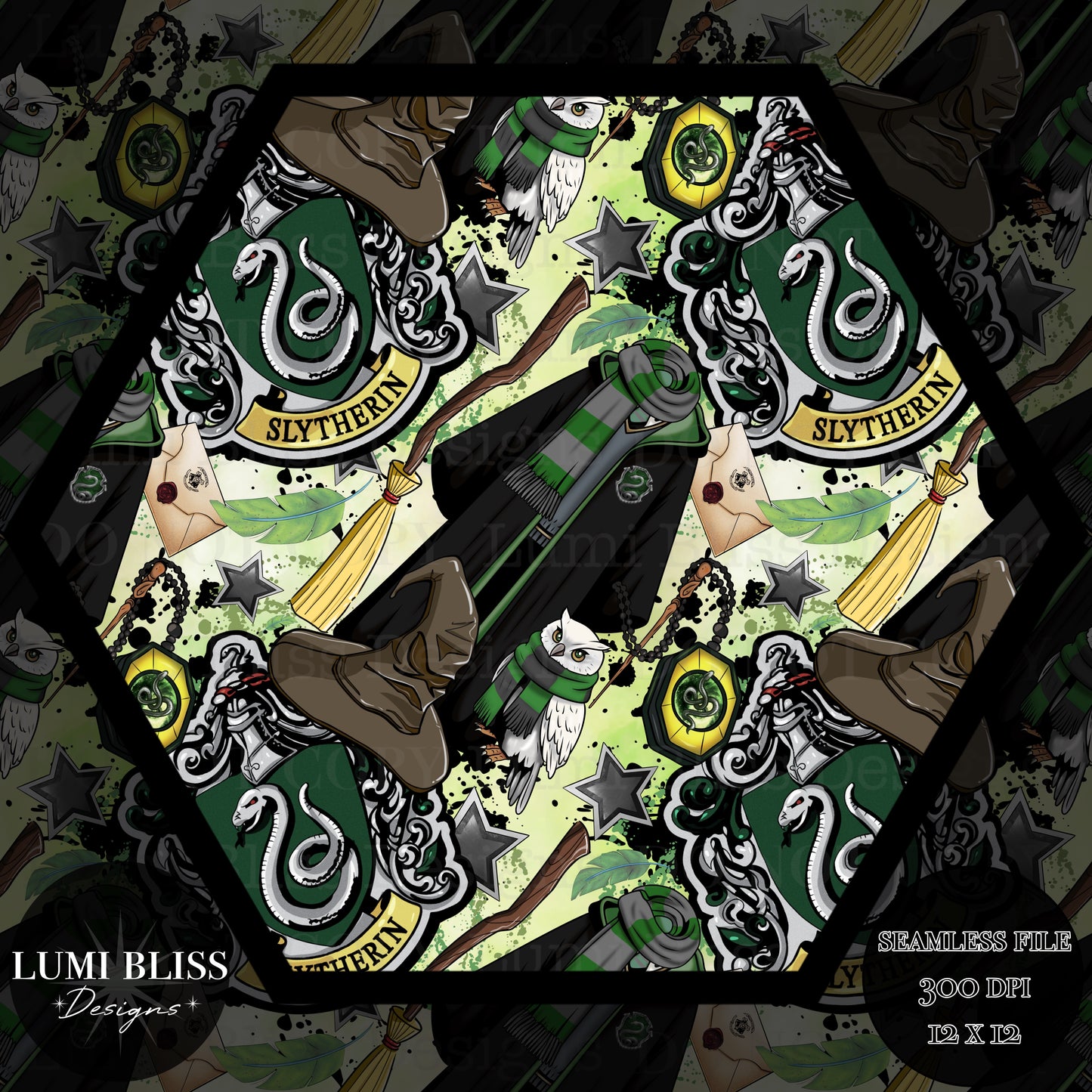HP - Green Seamless
