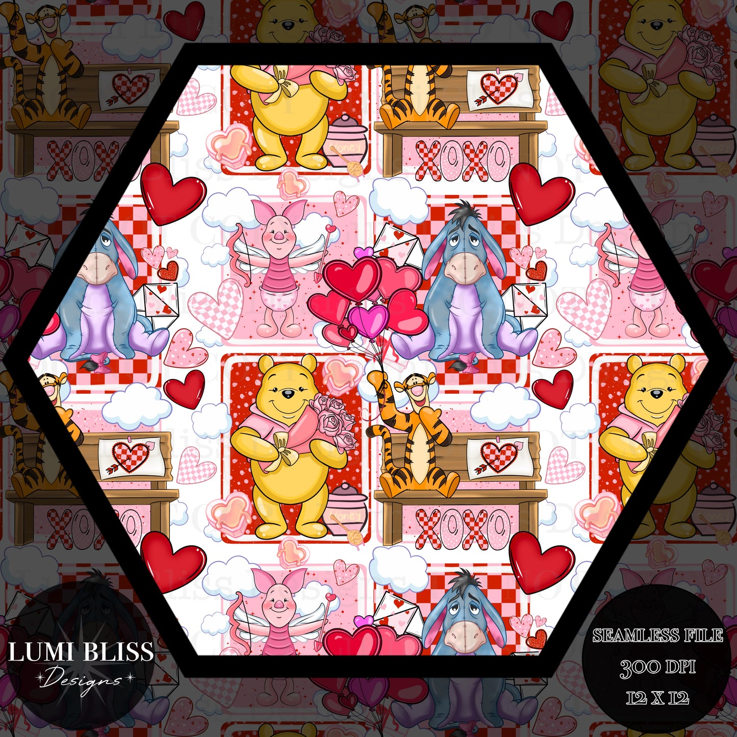 P & Friends Vday Seamless