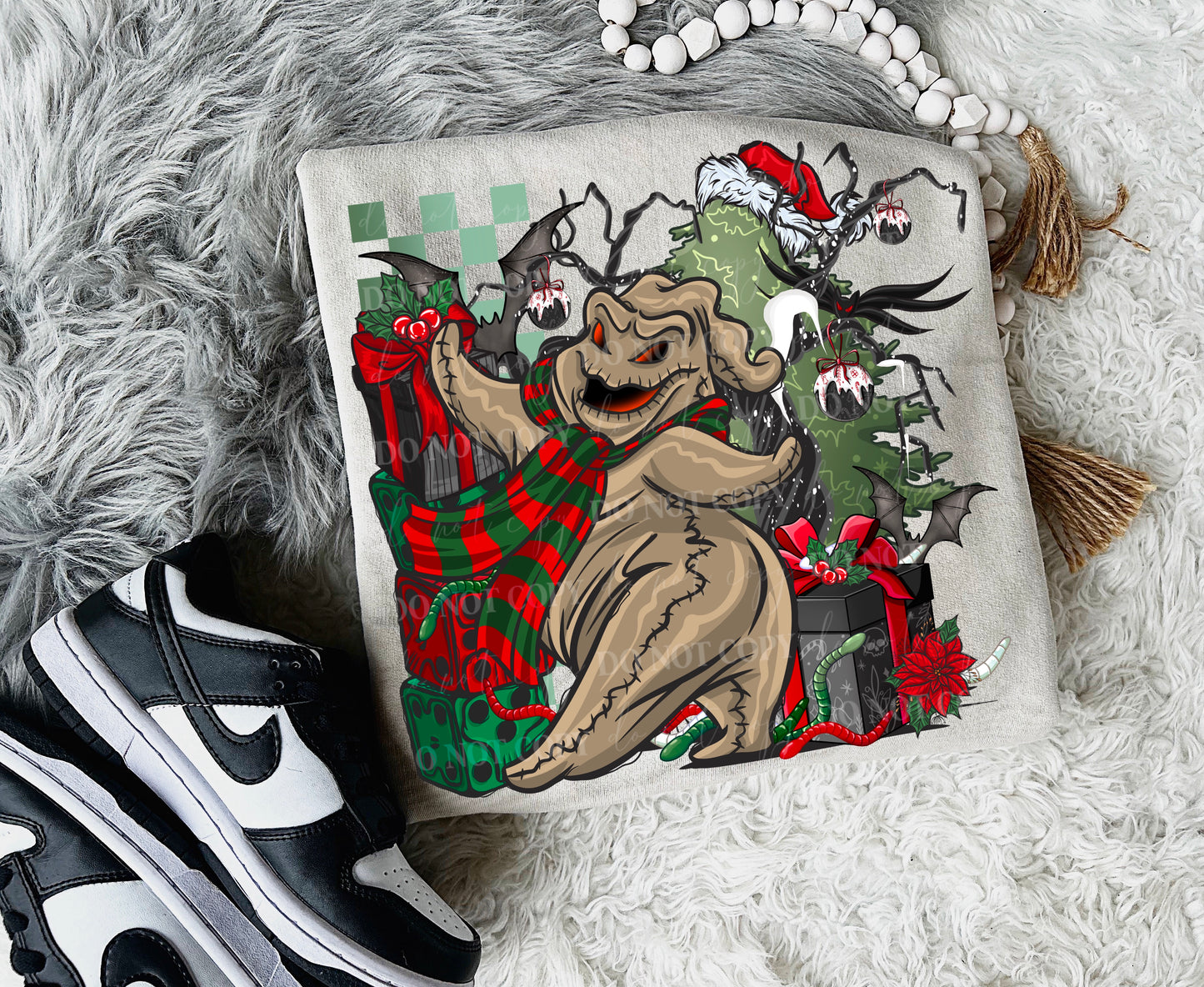 Christmas Oogie TAN w/pocket-sleeve