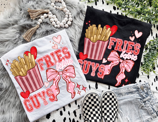 Fries before guys