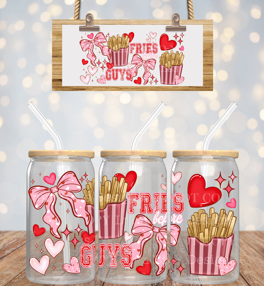 Fries before guys 16oz