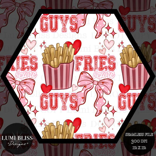 Fries before guys Seamless