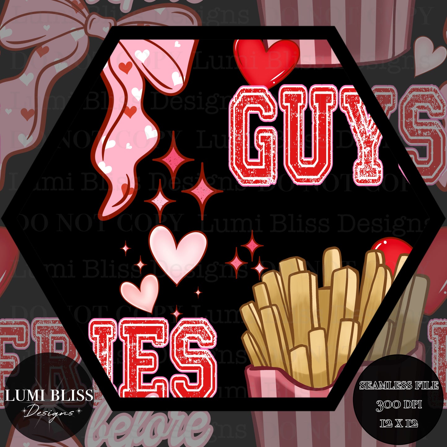 Fries before guys Seamless
