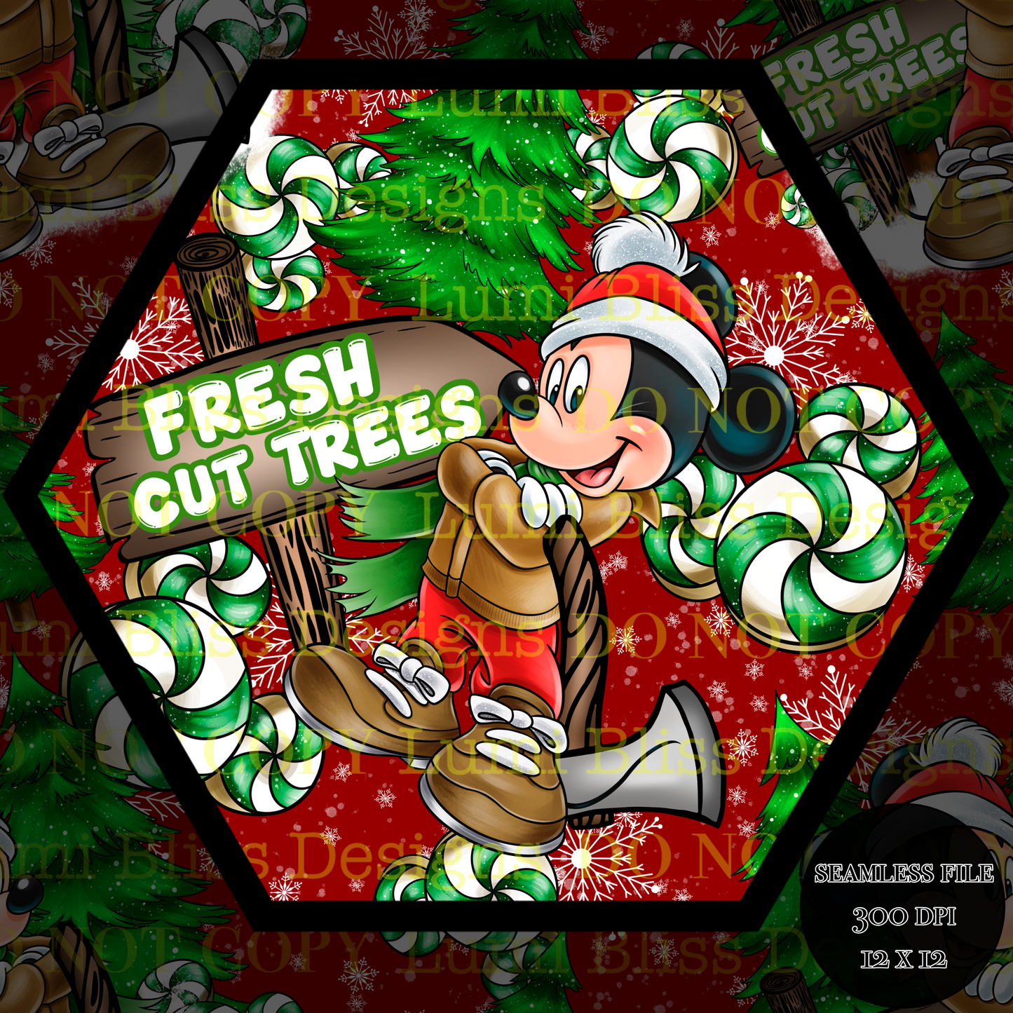 Tree Cutting Service-Red-Seamless