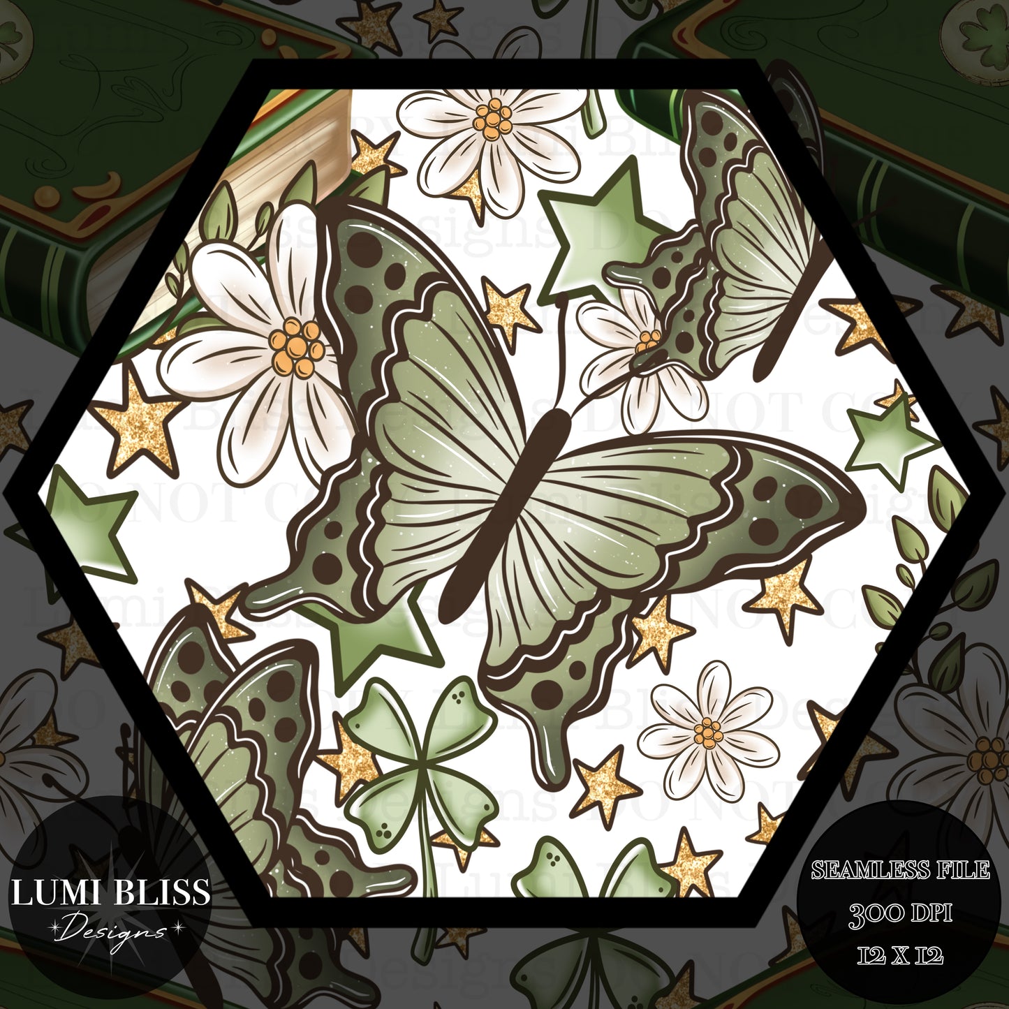 Book of Luck Seamless