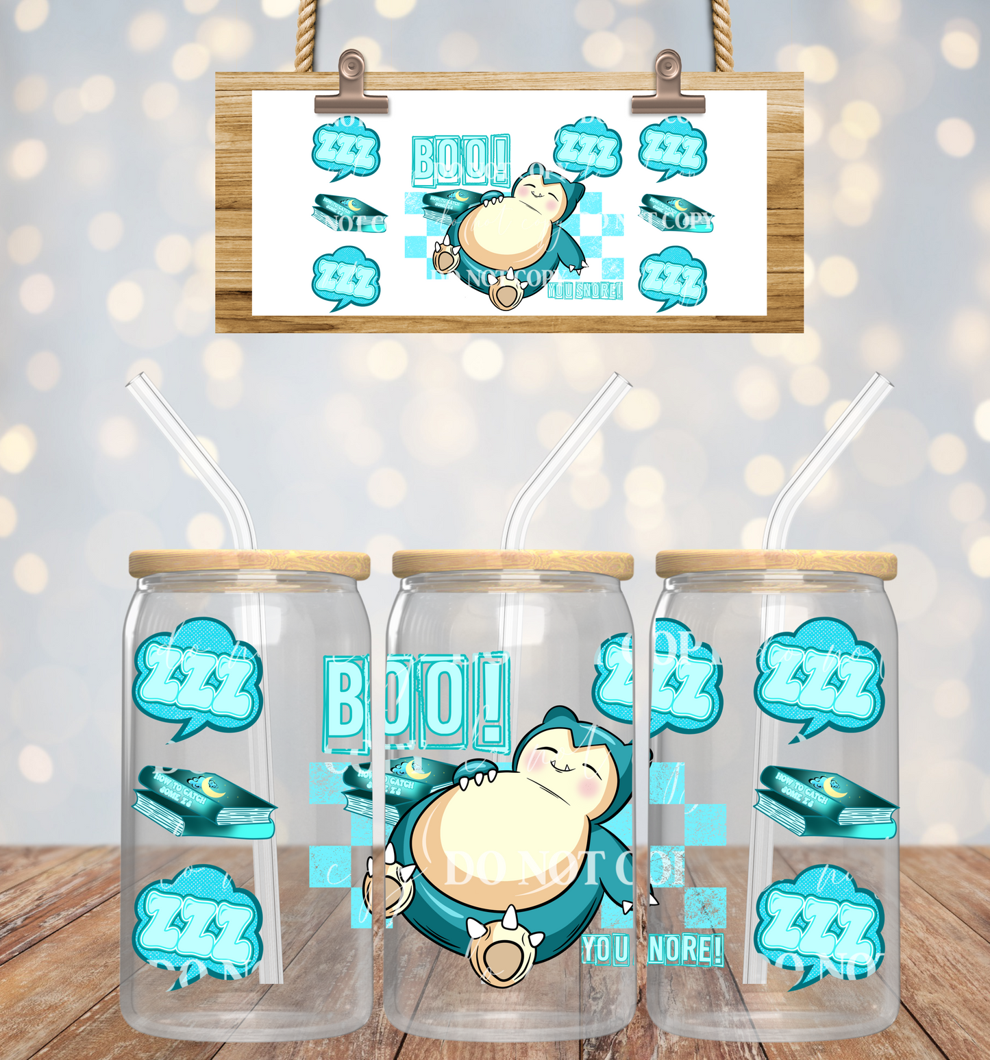 BOO! You Snore!-Blue-16oz