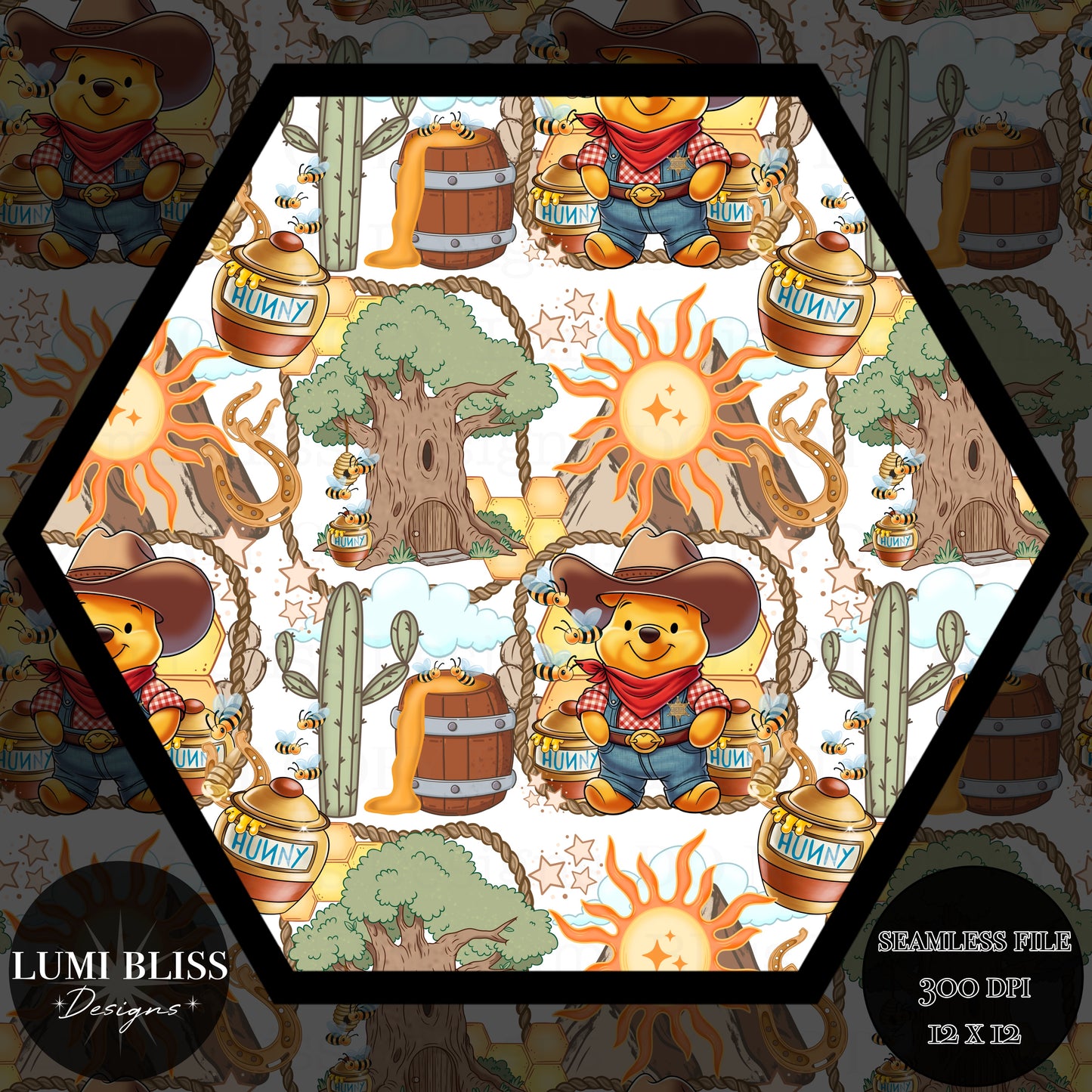 Western Acre Woods Seamless