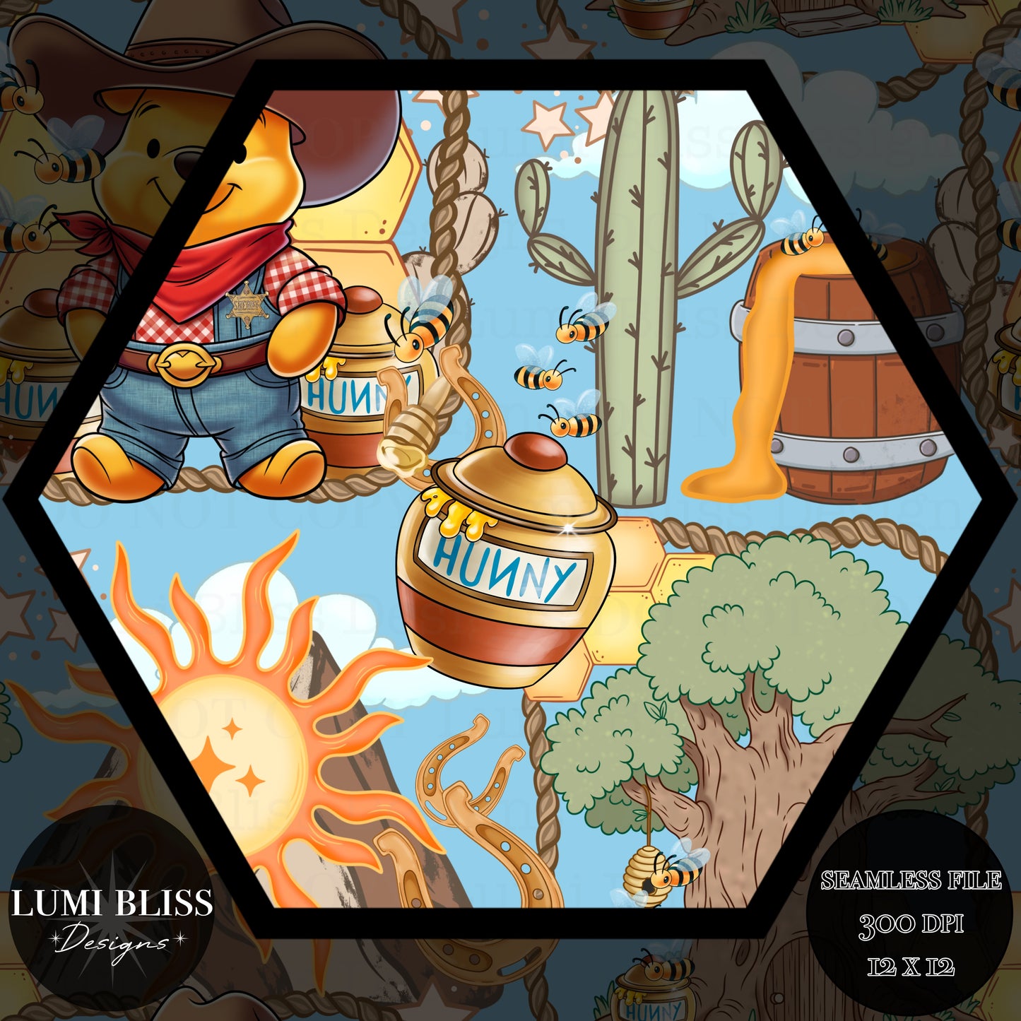 Western Acre Woods Seamless