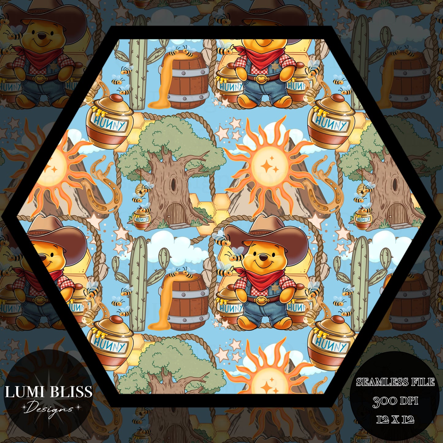 Western Acre Woods Seamless