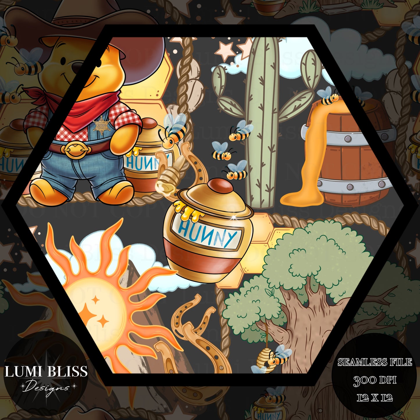 Western Acre Woods Seamless