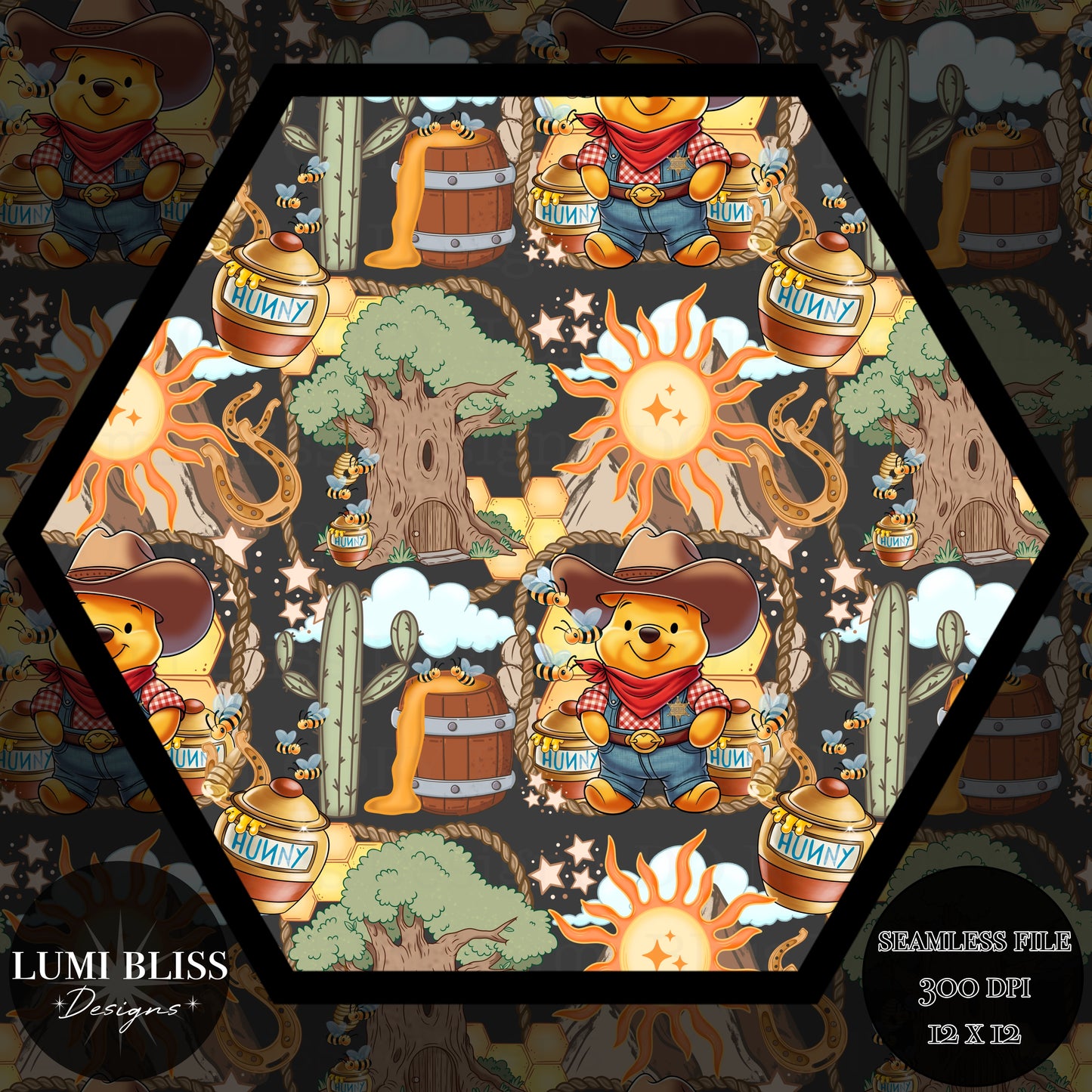 Western Acre Woods Seamless