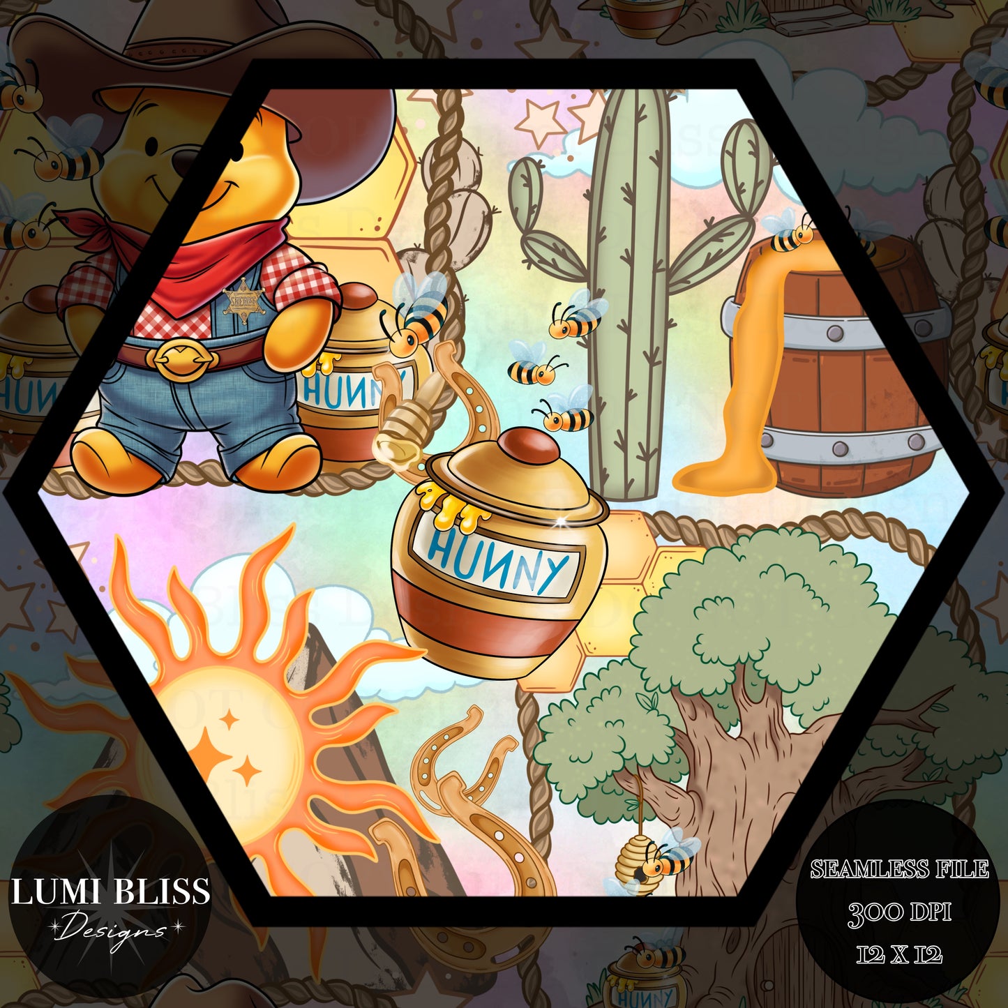 Western Acre Woods Seamless