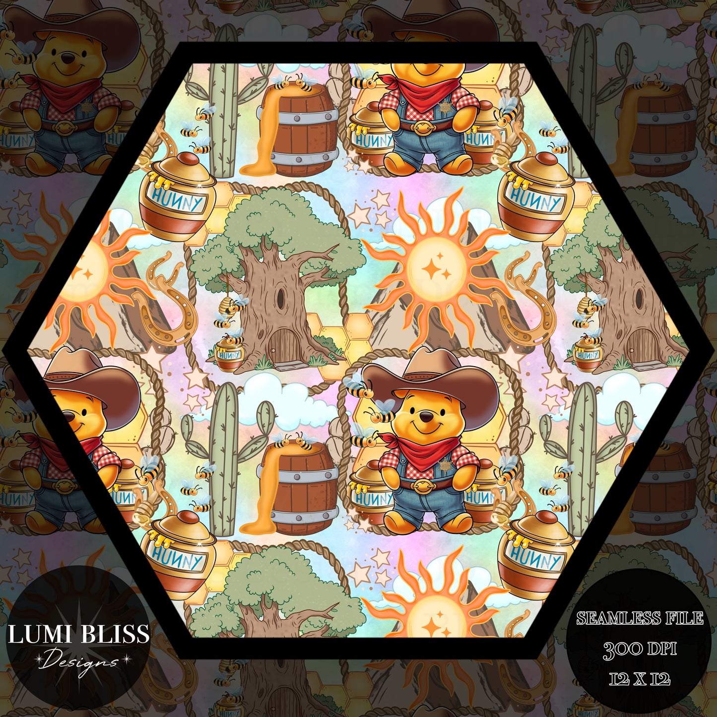 Western Acre Woods Seamless