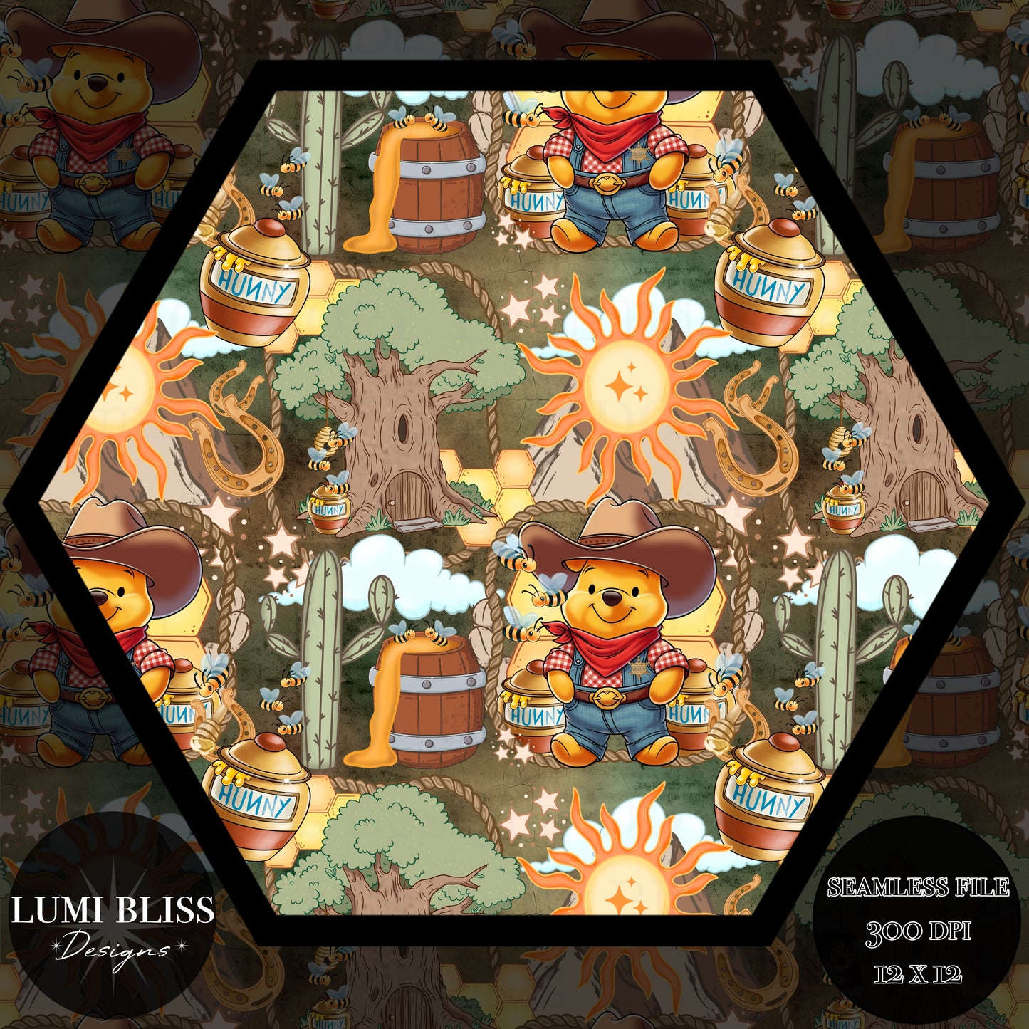 Western Acre Woods Seamless