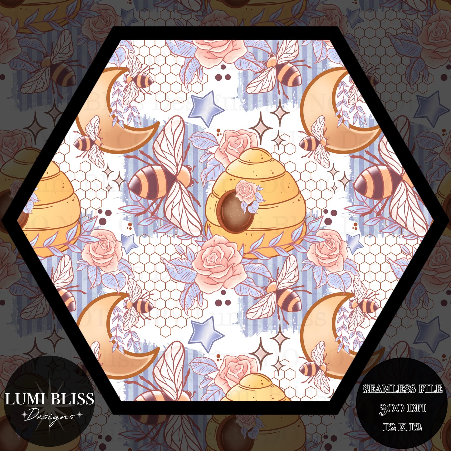 Whimsical Hive Seamless