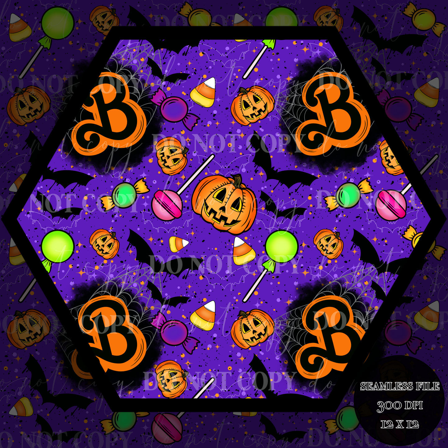 Trick or Treat B Seamless