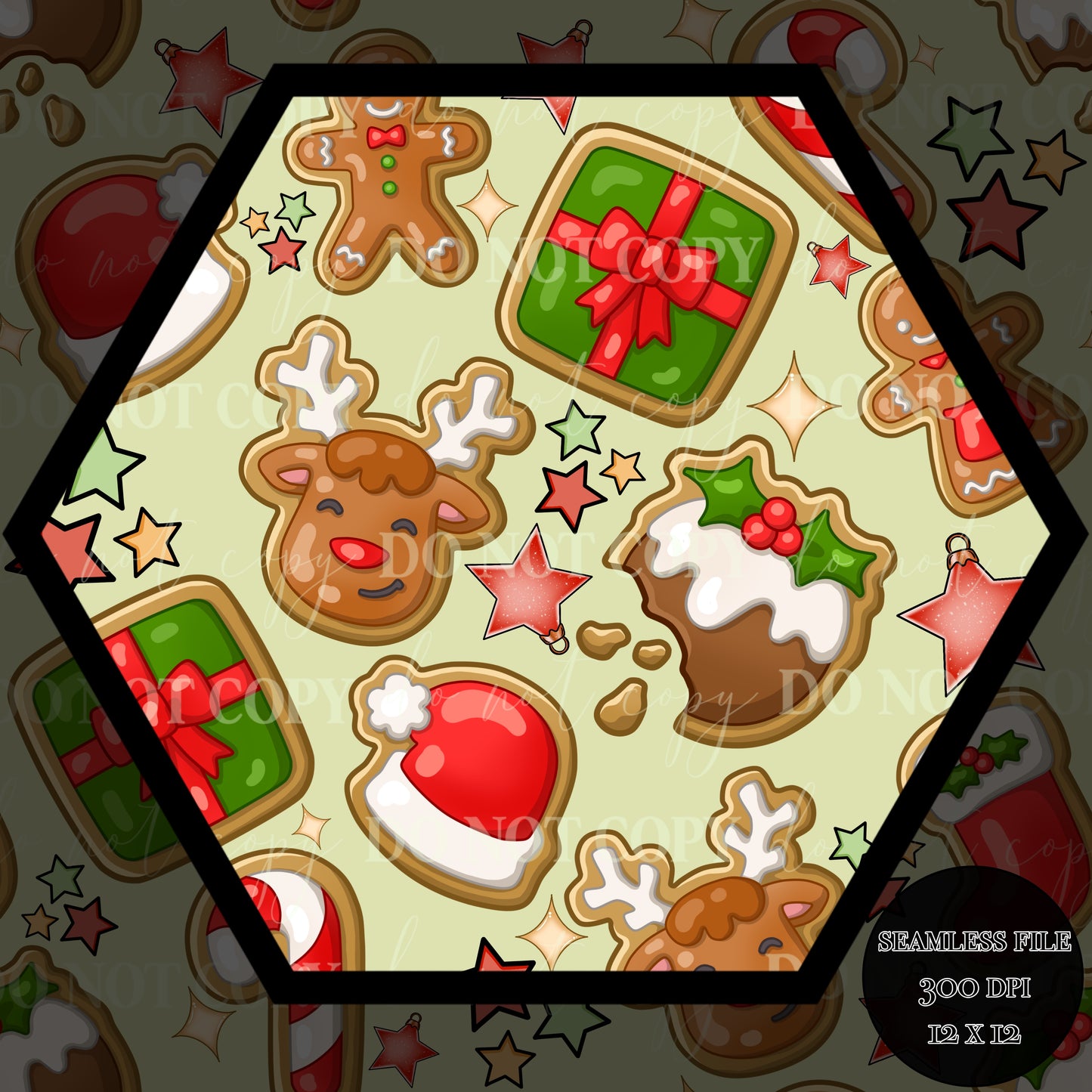 Christmas Cookies Seamless