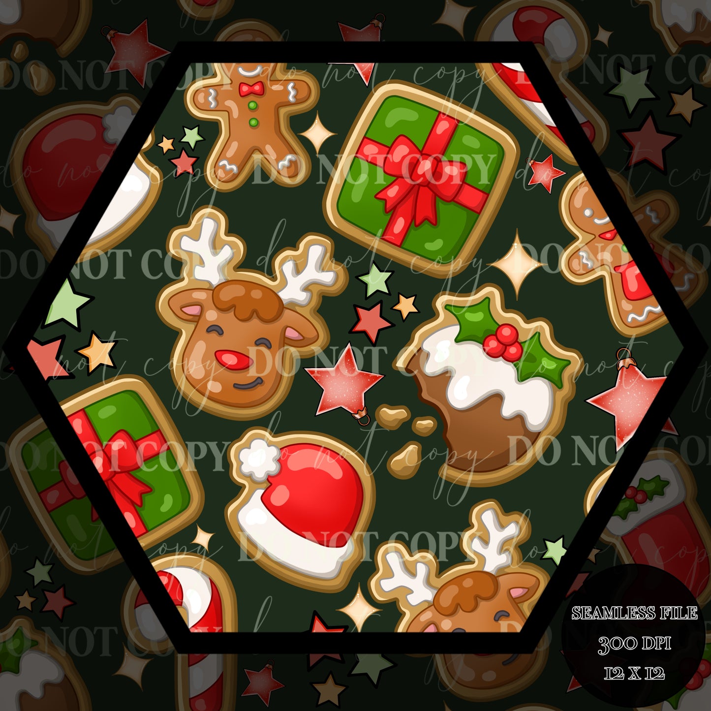 Christmas Cookies Seamless