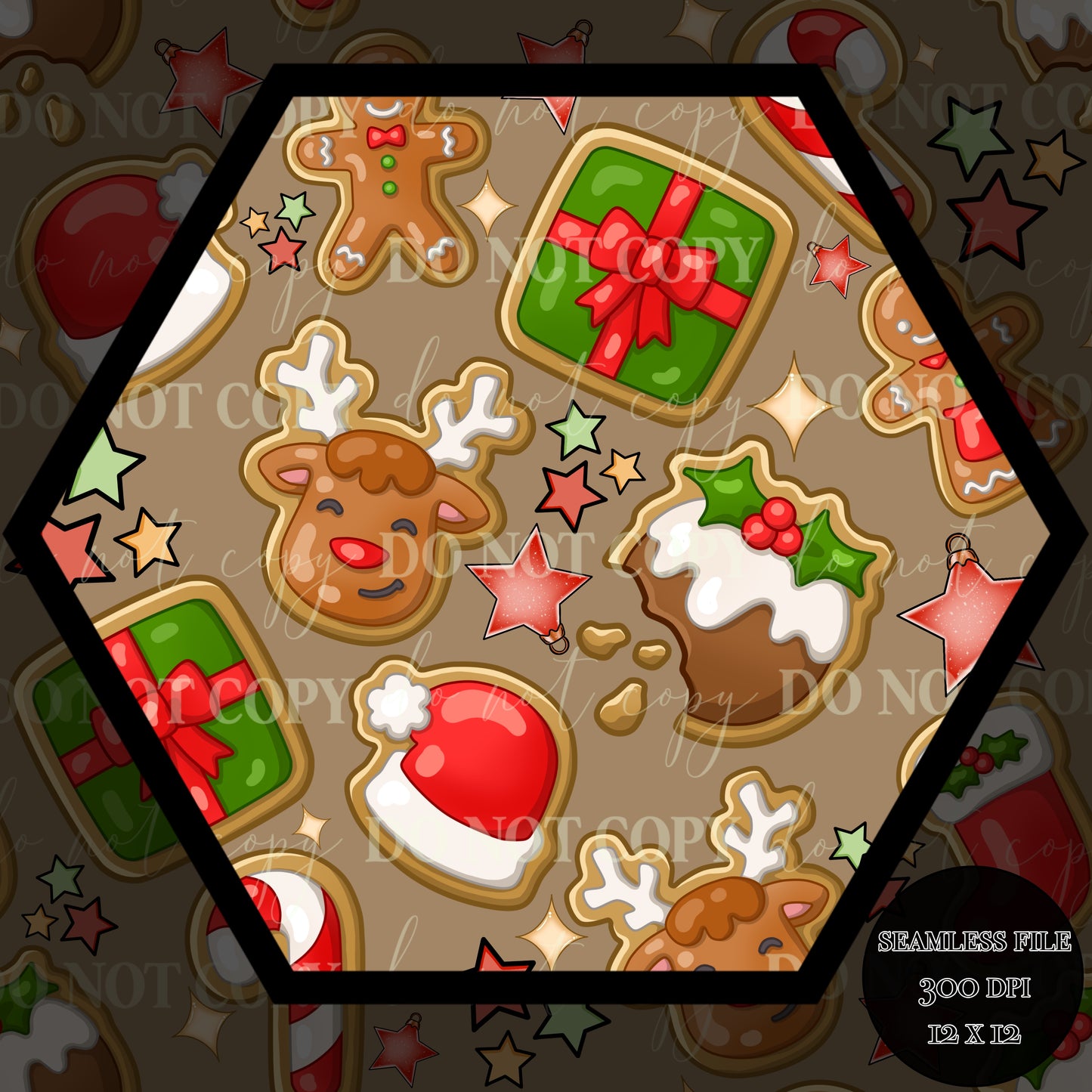 Christmas Cookies Seamless