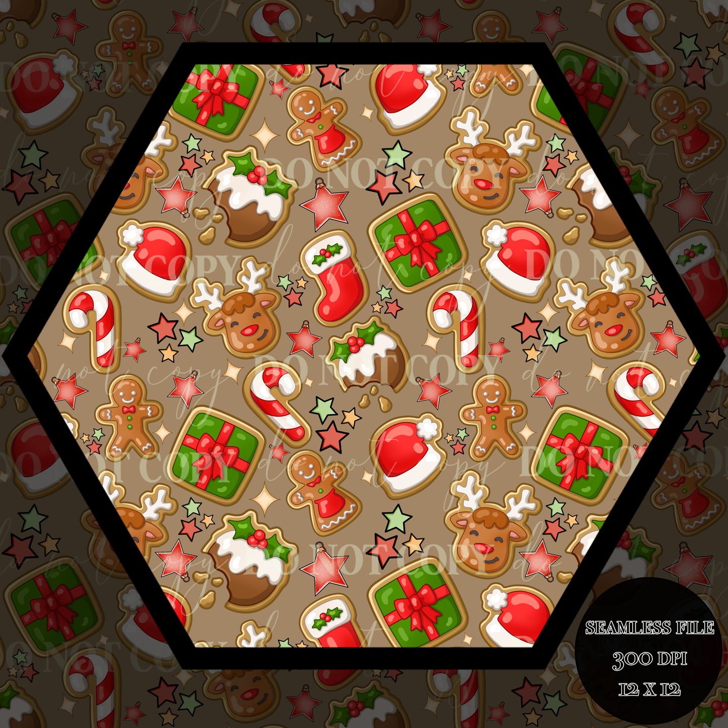 Christmas Cookies Seamless