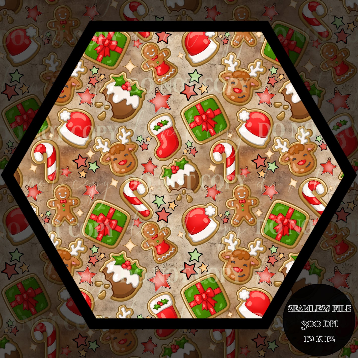 Christmas Cookies Seamless