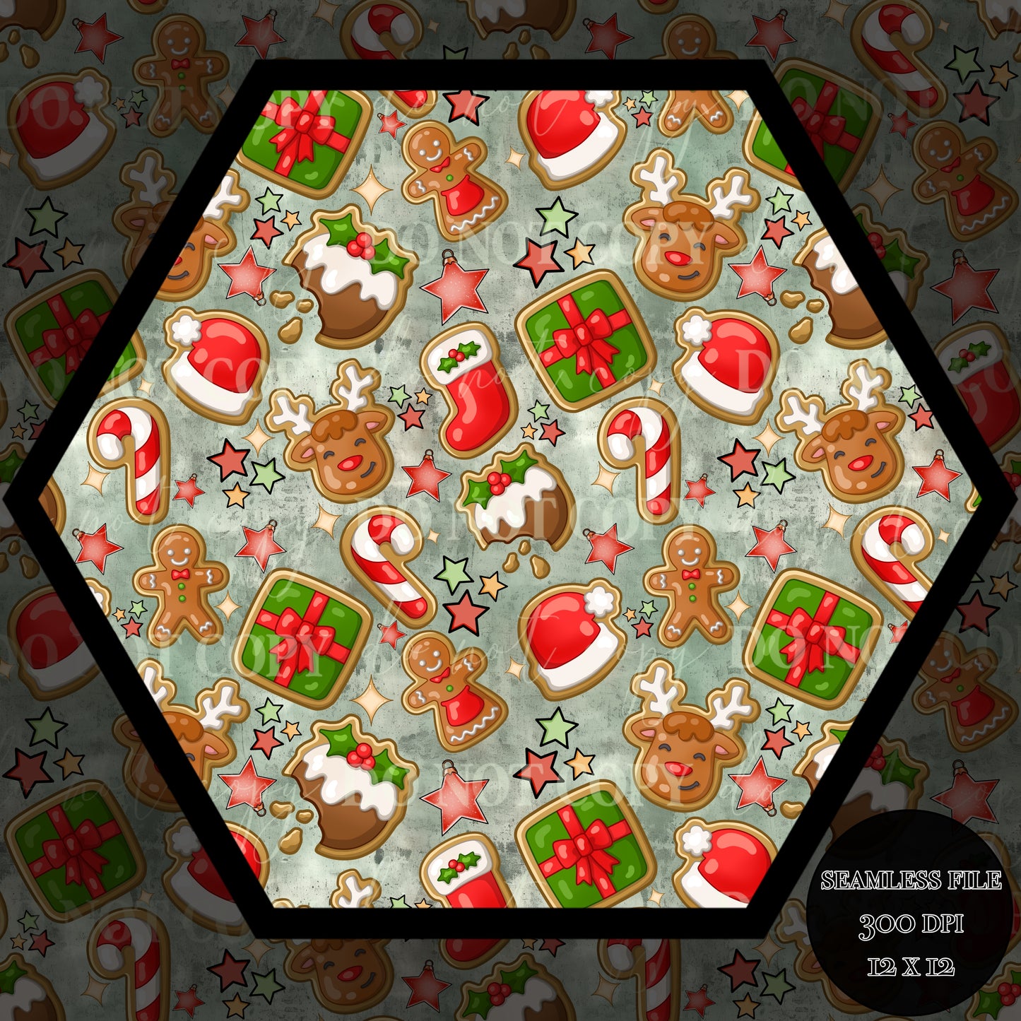 Christmas Cookies Seamless