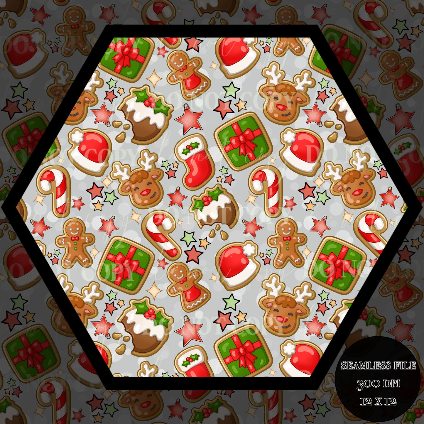 Christmas Cookies Seamless