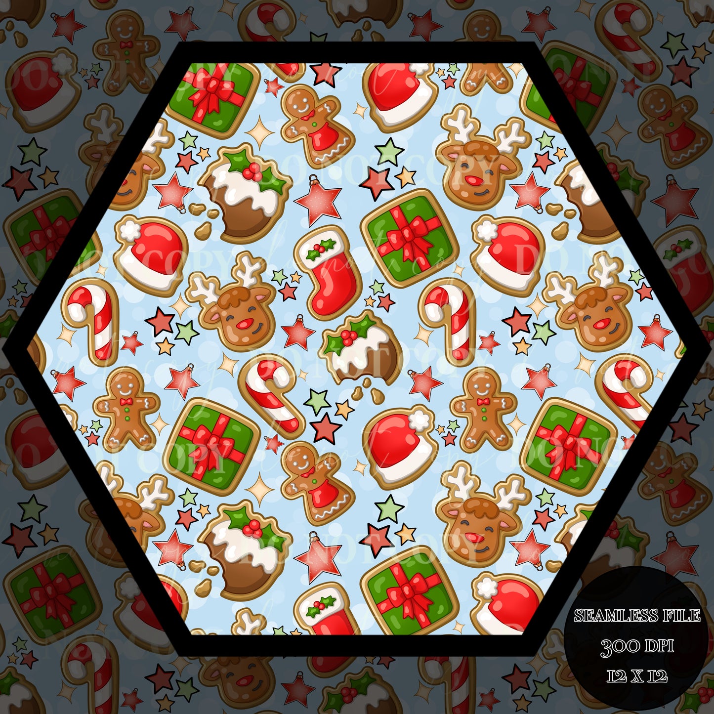 Christmas Cookies Seamless