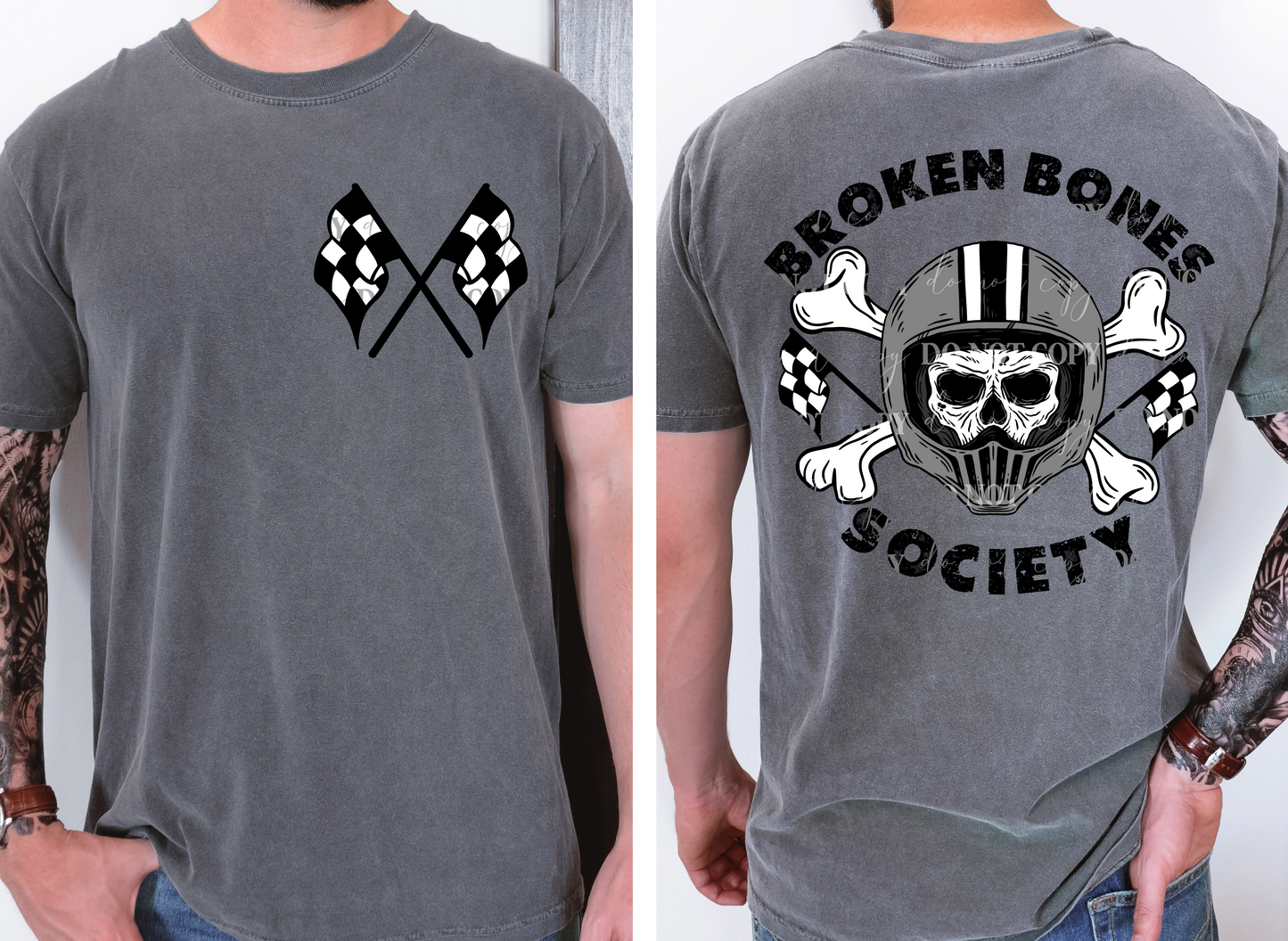 Broken bones society w/pocket