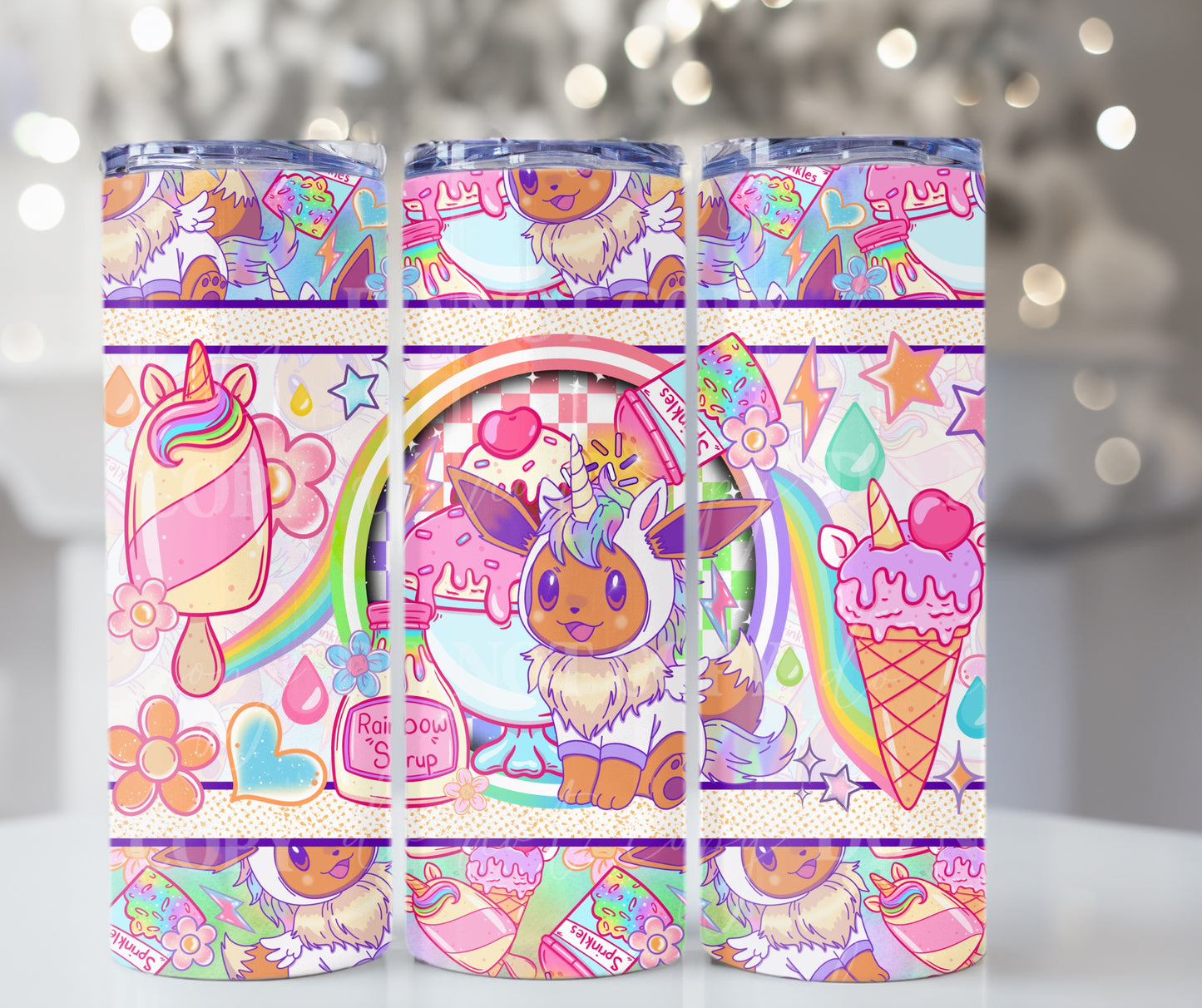 Unicorn Eevee Set