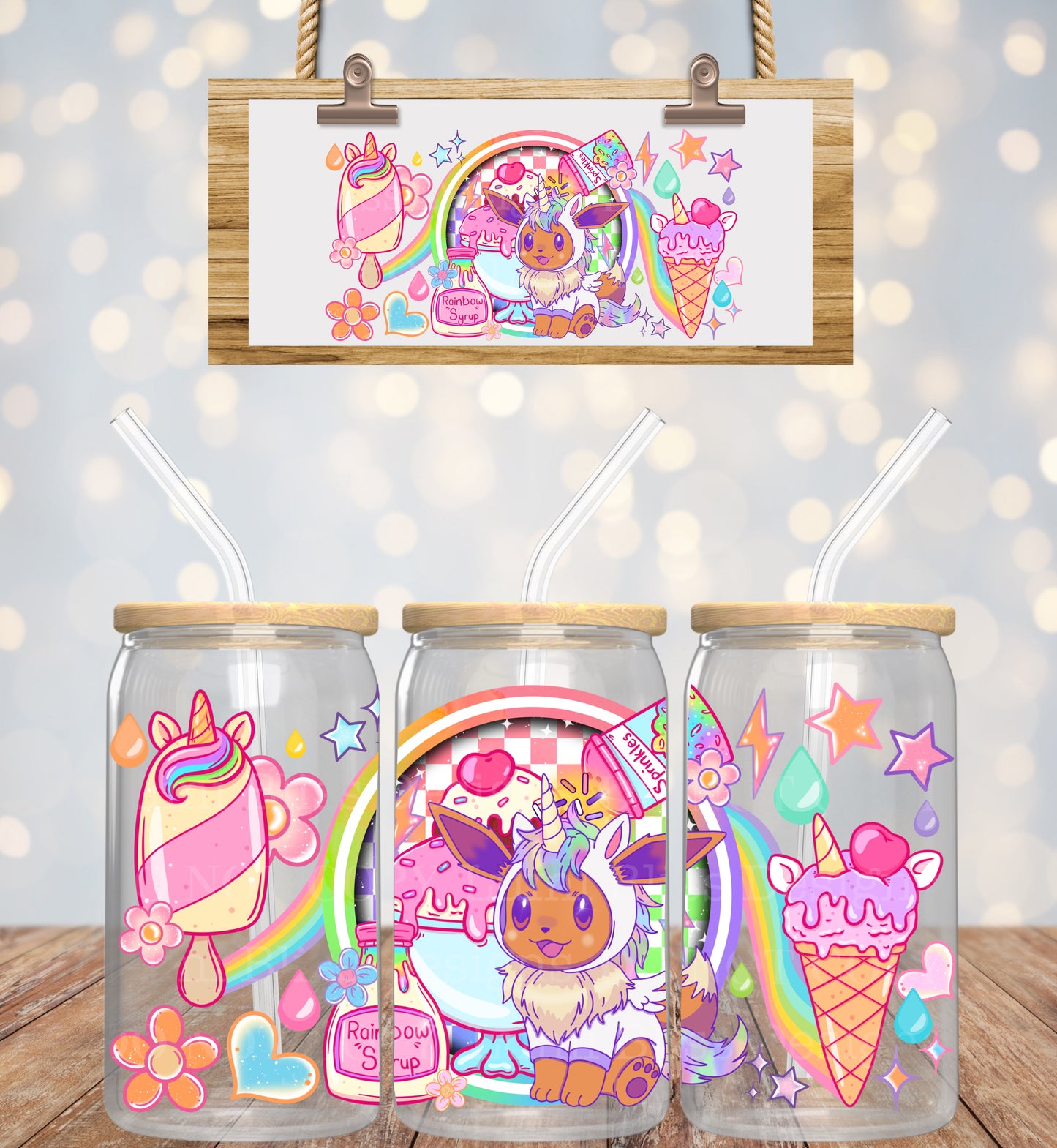 Unicorn Eevee Set