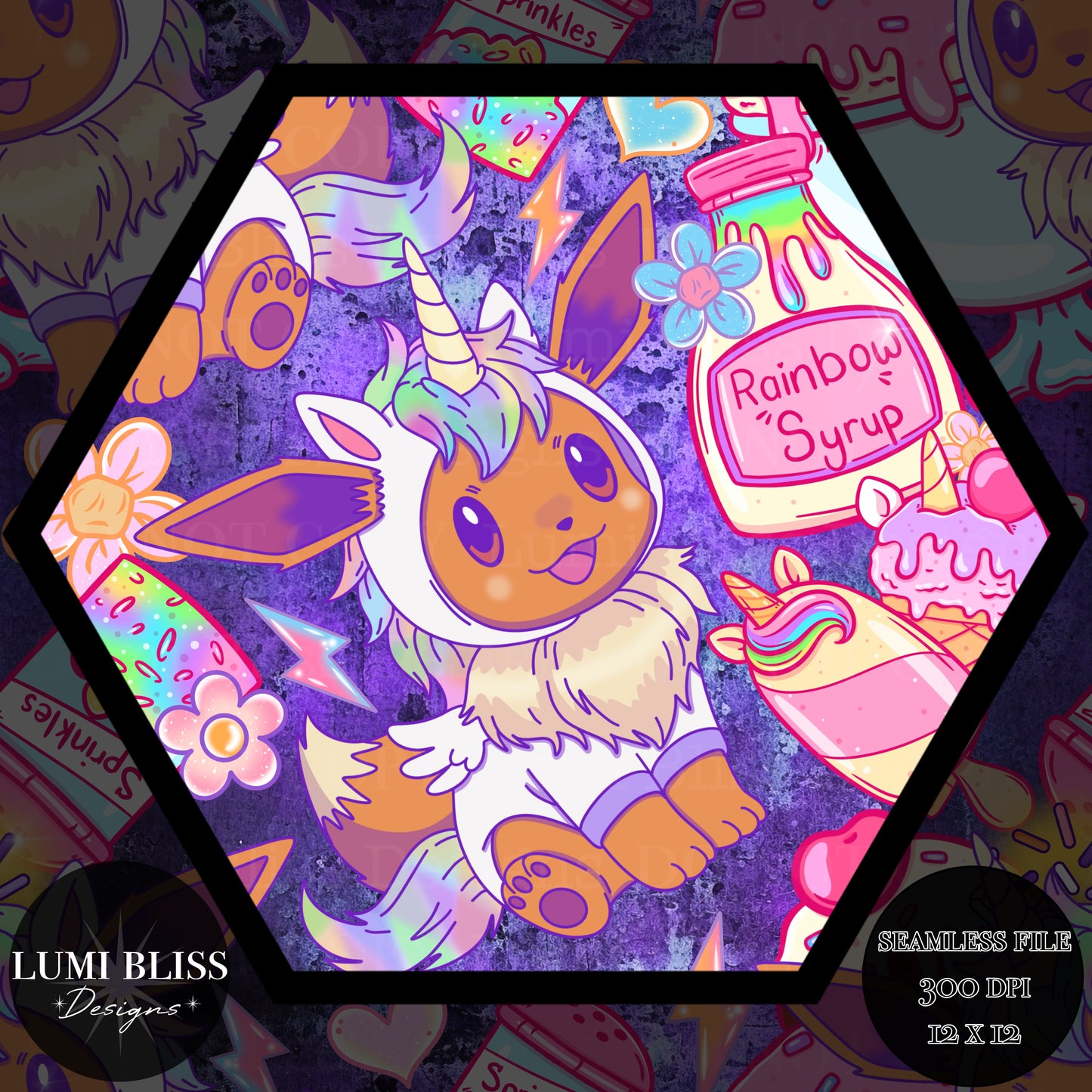 Unicorn Eevee Set
