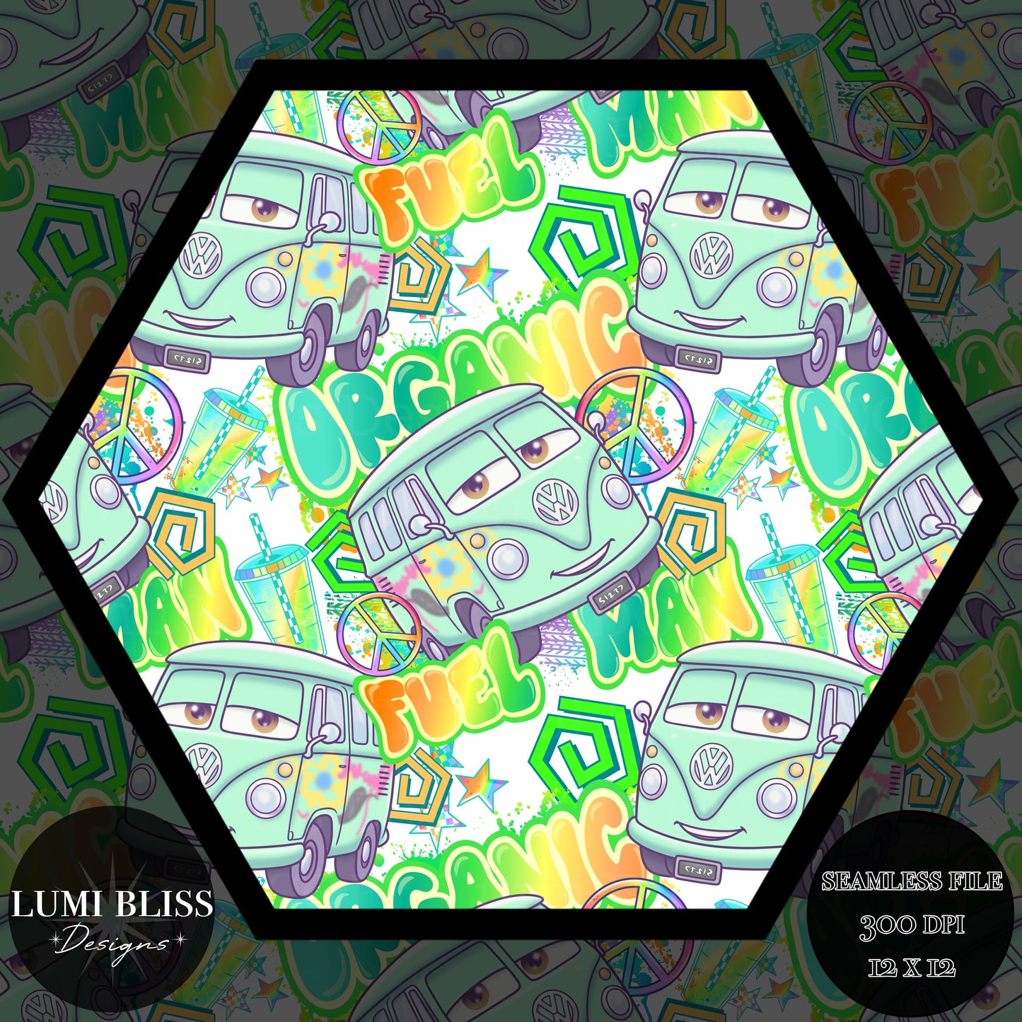 Organic fuel man Seamless