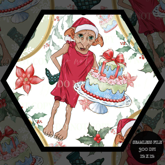 Dobby Christmas Seamless