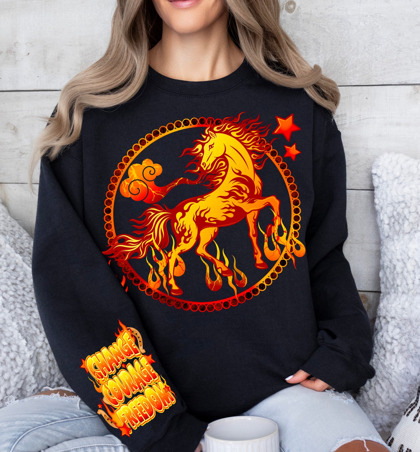 The Fire Horse w/sleeves