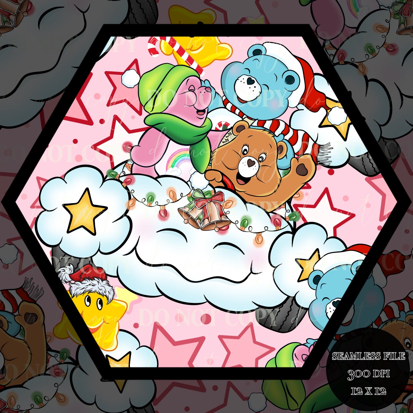 Christmas Care Bear Set