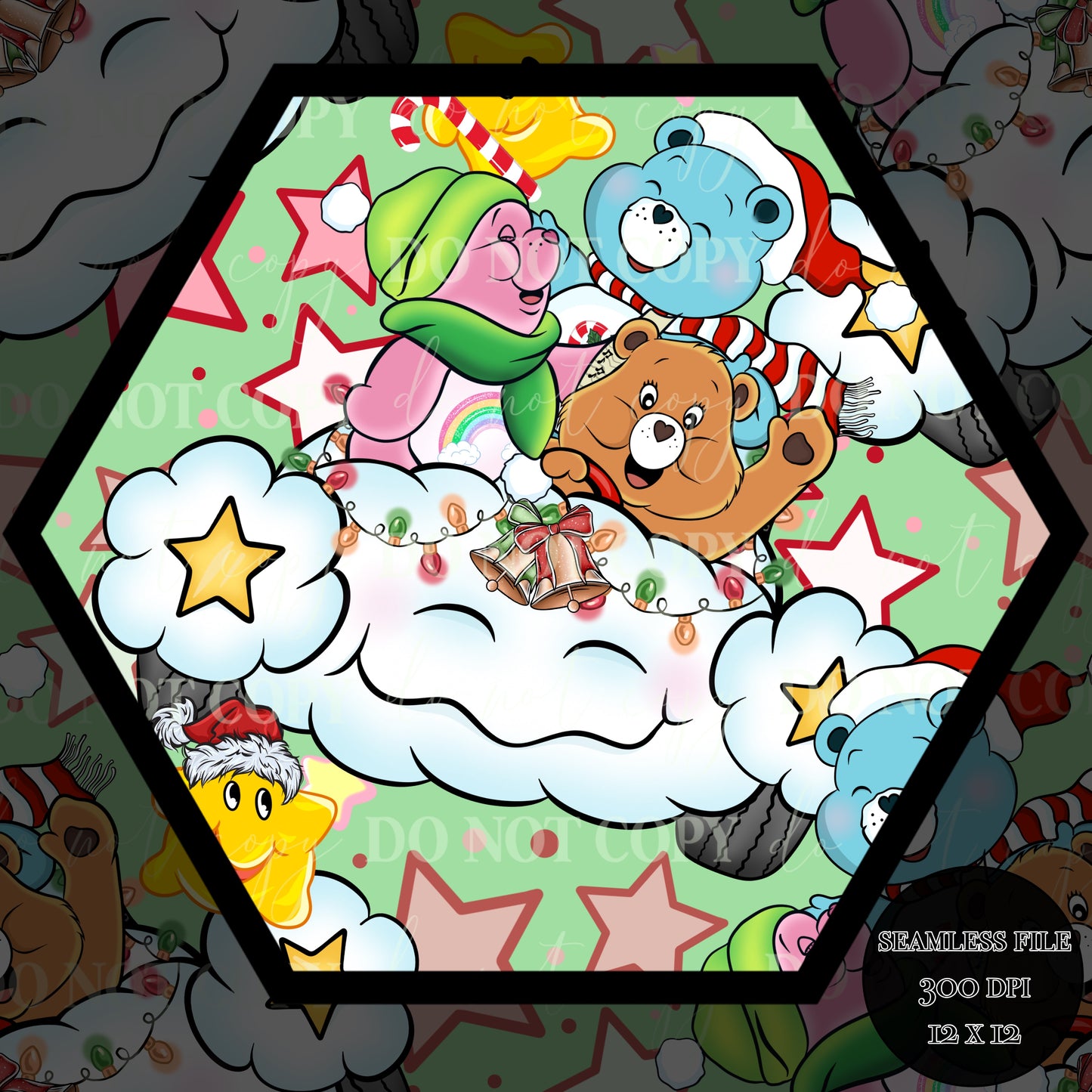 Christmas Care Bear Set