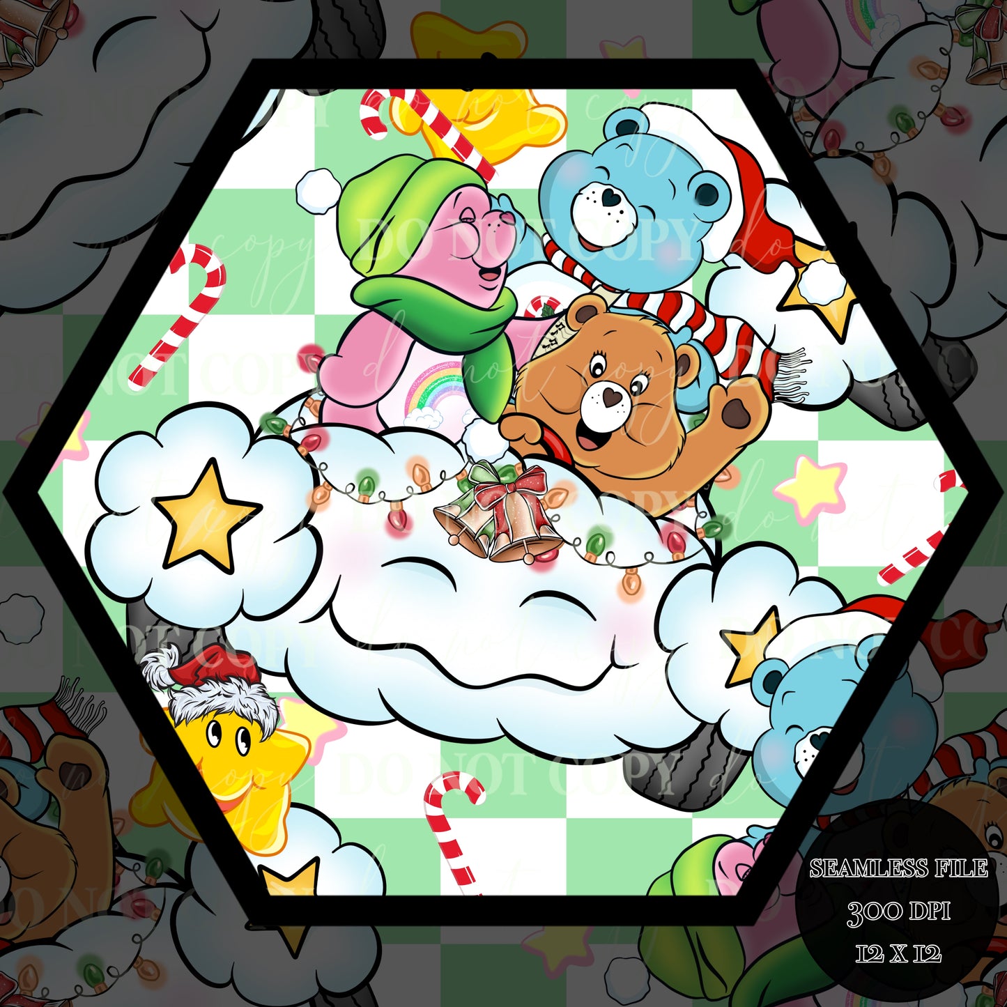 Christmas Care Bear Set