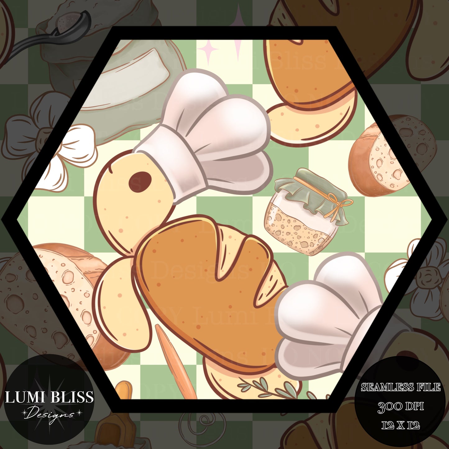 Sourdough Turtle Seamless