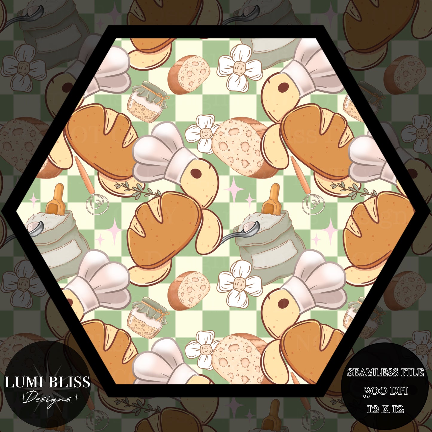 Sourdough Turtle Seamless