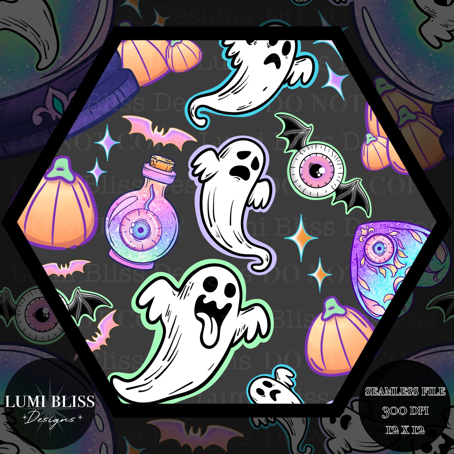 Happy Haunting Seamless