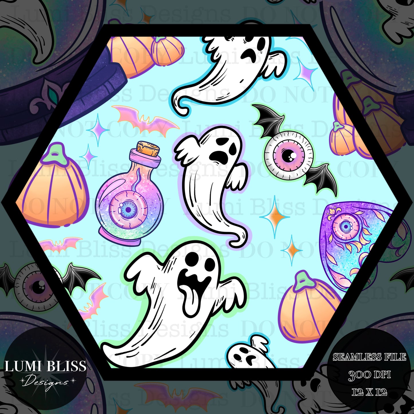 Happy Haunting Seamless