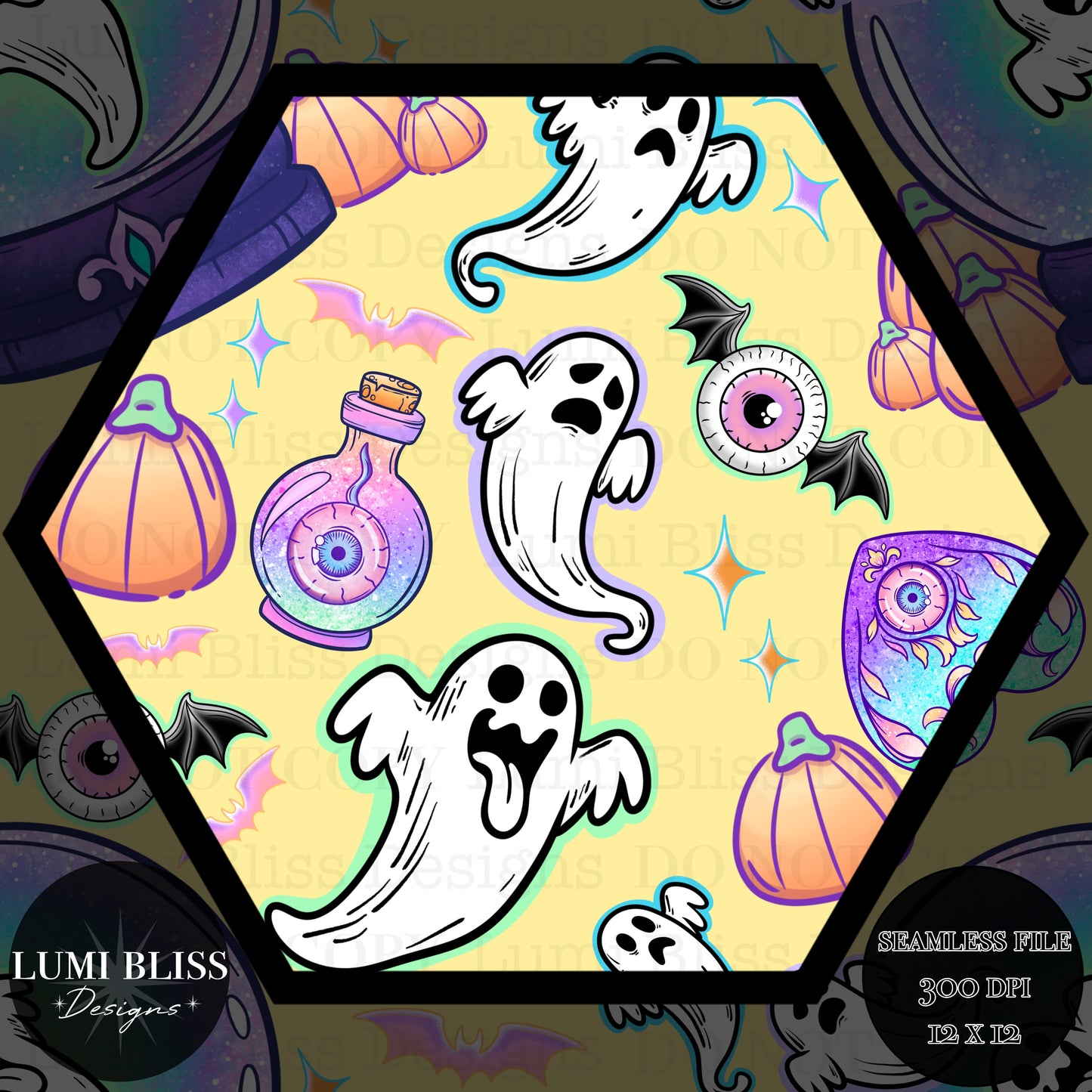 Happy Haunting Seamless