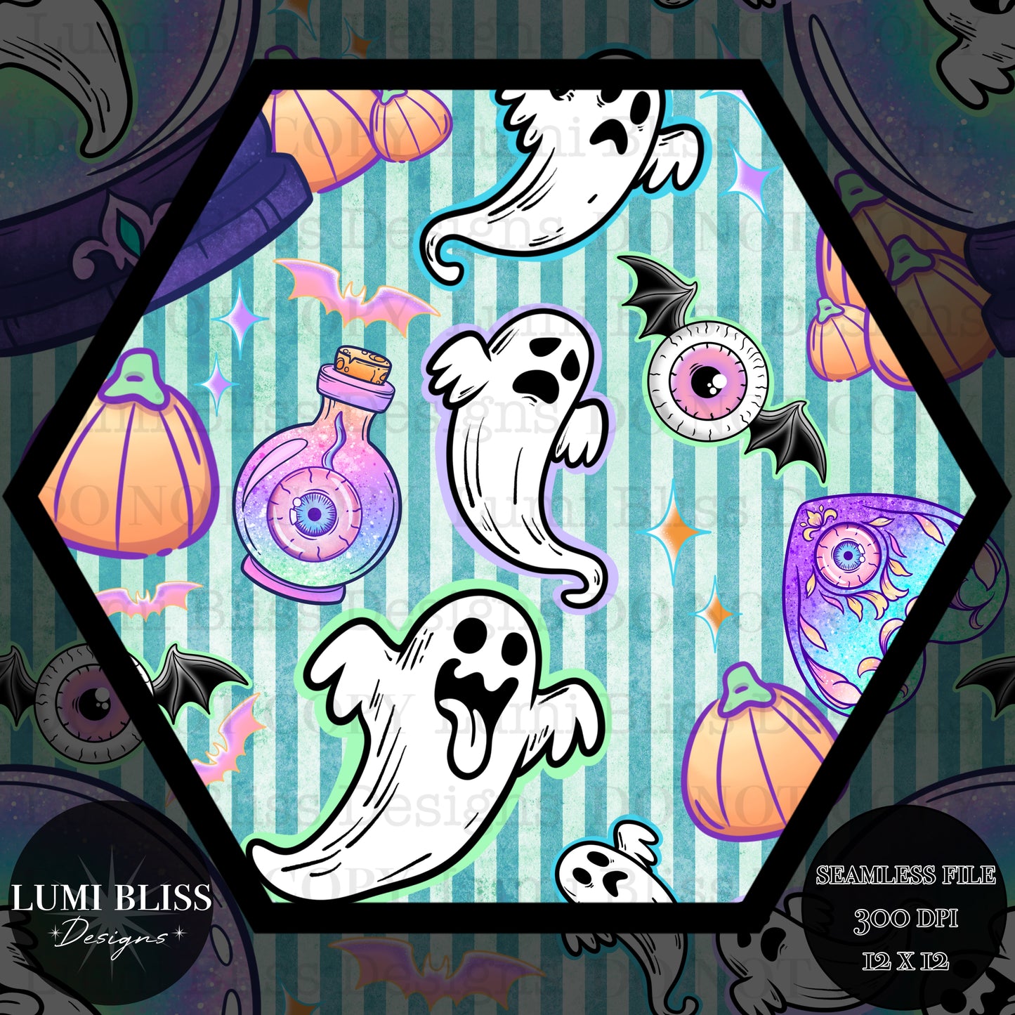 Happy Haunting Seamless