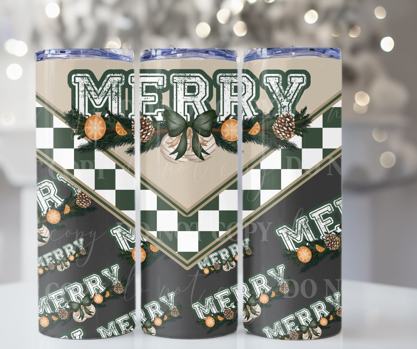 MERRY (green) 20oz