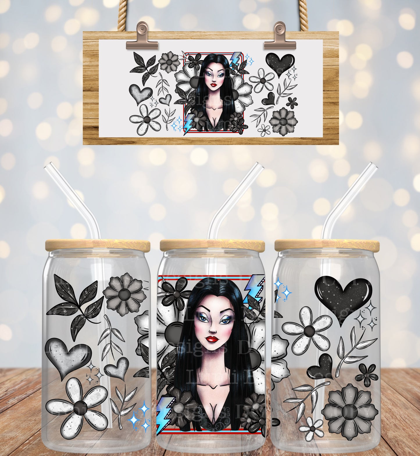 Goth Girls Morticia 16oz