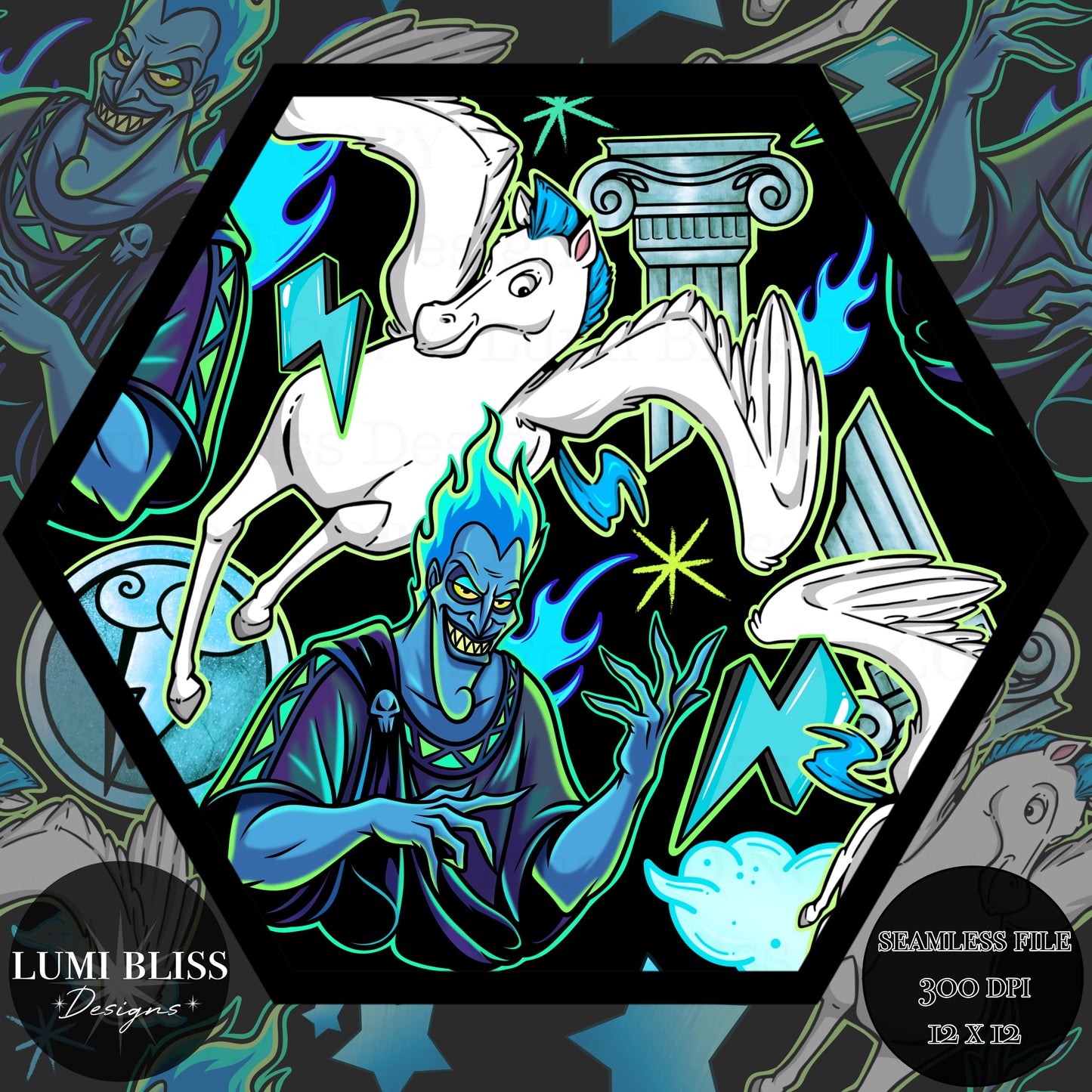 Good and Evil Seamless
